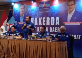 Gelar Rakerda, Anton Beri Instruksi Kader Demokrat Menangkan Dedi Mulyadi